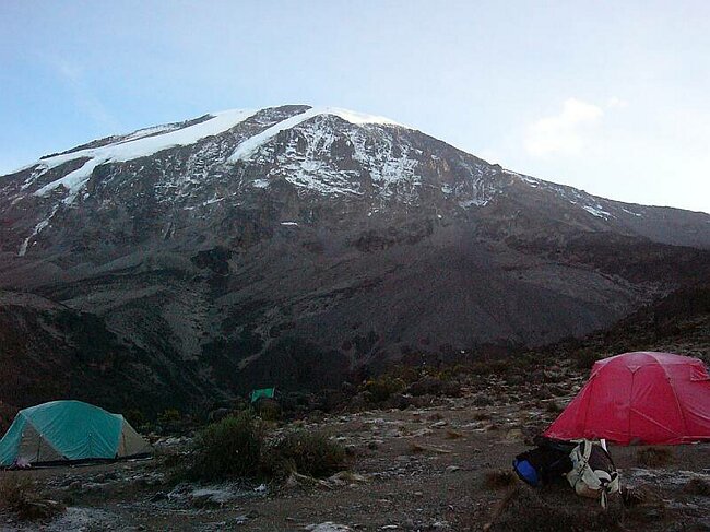 Nightfall at Karanga camp (4000m)