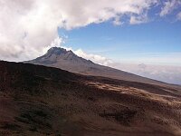 Mawenzi, the third volcano of Kilimanjaro (besides Shira and Kibo) 