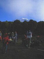 The clouds open and let us see where we were this morning