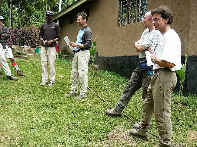 &quot...mwugu kama simba.&quot Roland compares the porters to strong lions. 